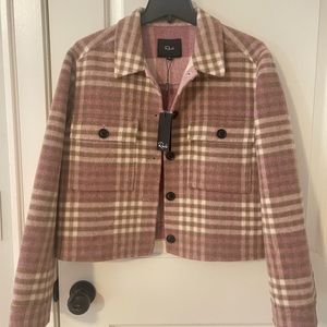 Rails Steffi Plaid Wool Blend Trucker Jacket